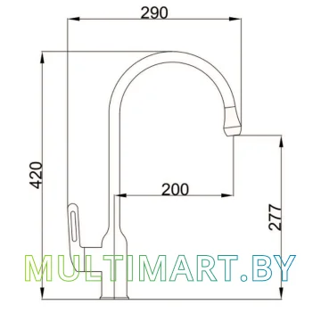 Смеситель Haiba HB71825-3 картинка 2